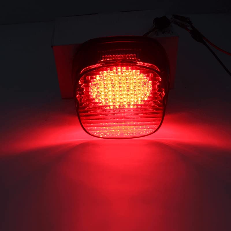 Eagle Lights 8900TL5-S-ST Smoked Flashing Strobe LED Tail Brake Light Kit Compatbile With Harley Davidson Low Rider ST - color: Smoked Strobing