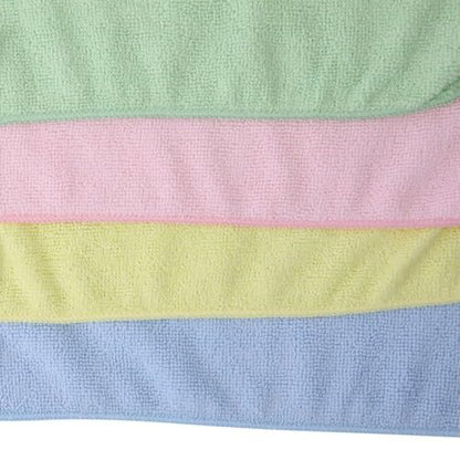 Boardwalk Microfiber Cleaning Cloths, 16 x 16, Blue, 24/Pack