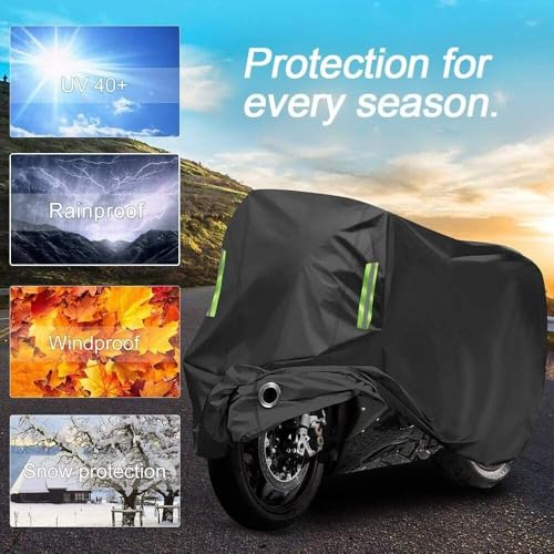 Motorcycle Cover for Suzuki Burgman 650 Executive AN650 - Waterproof, Universal, Full Exterior Coverage