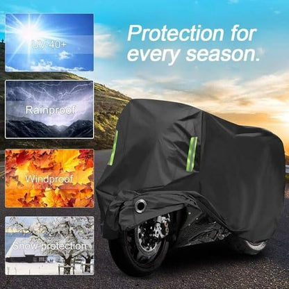 Motorcycle Cover for Suzuki Burgman 650 Executive AN650 - Waterproof, Universal, Full Exterior Coverage