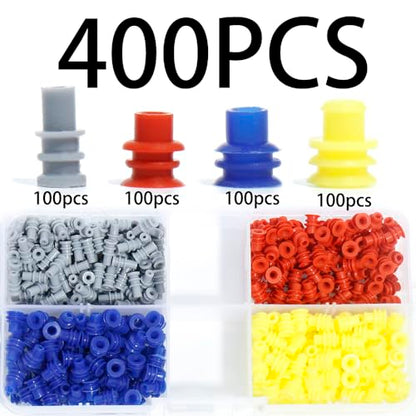 Connector Pins Crimped Terminal Automotive Car kit Electrical 1/1.5/1.8/2.2/2.8/3.5mm Motorcycle ATV Wire Removal Non-Insulated Plug Male Female Crimp Set