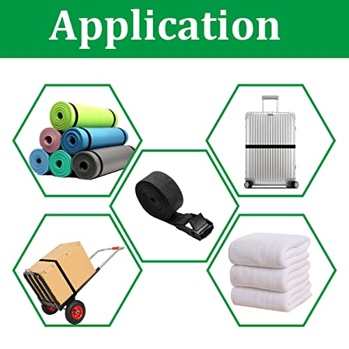4 PCS 1" x 4ft Battery Tie Down Strap kit,Battery Hold Down Strap with Stainless Steel Cam Buckle for Boats, Luggage Belt, Cars - size: 1'' x 48''-4pcs