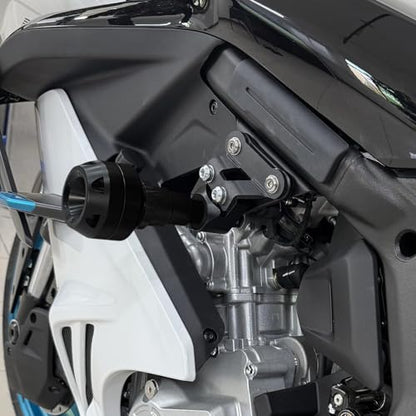 MFGZD for 675SR Motorcycle Frame Sliders Crash Protector Compatible with CFMOTO 675SS 675SR-R 675SR 675NK 675SRR Frame Sliders Engine Guard Bar Crash Protector - size: For 675SR