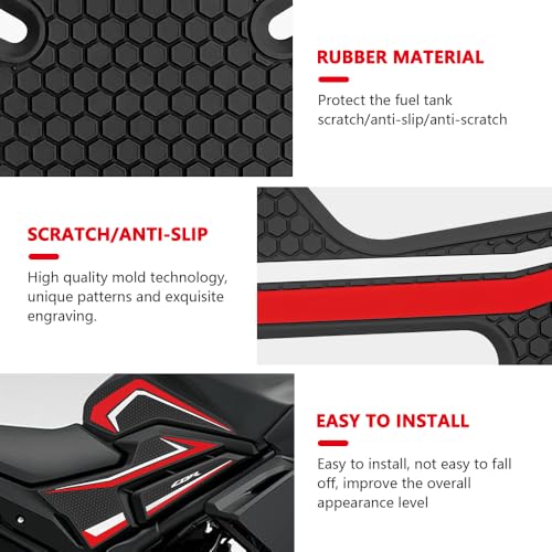 for CBR400R cbr400 2024 2025 2026 Accessories Motorcycle Tank Traction Pad Anti Slip Sticker Gas Knee Grip Protector CBR400R Tank pad