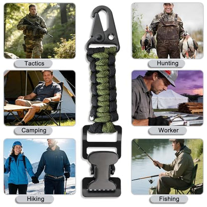 weryerker 2PCS Tactical Glove Clip Holder Anti-slip Nylon Work Glove Holder Clip, for Tactical Backpack, Tool Belt, Outdoor - color: 8pcs Multicolour