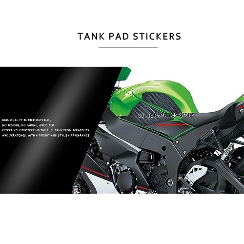 for ZX-10R ZX10R ZX 10R 2011-2019 Motorcycle Anti-Slip Tank Pad Stickers Side Gas Knee Grip Traction Pad Fuel Tank Sticker