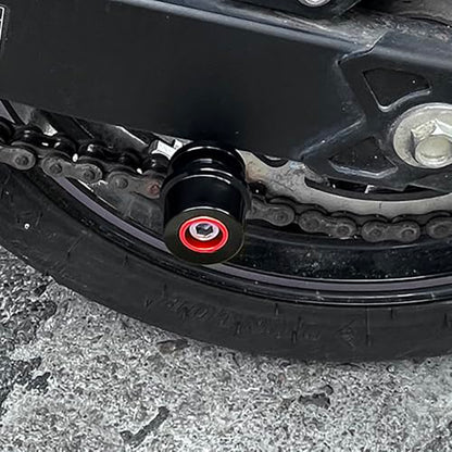 M6 Paddocks Swing Arm Spools For YZF R1 R3 R6 R7 R9 R25 R125 MT-03 MT-09 RS660 Tuareg 660 RSV4 RS 457 Shiver 750 Monster 695 696 950 821 796 937 Motorcycle Swingarm Spools Slider Stand Screw (Red) - color: Red