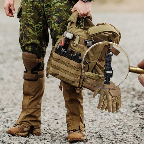 MELOTOUGH Tactical Glove Clip Holder Work Glove Holder Clip for Tactical Backpack, Tool Belt - color: Trigger Hook Blk