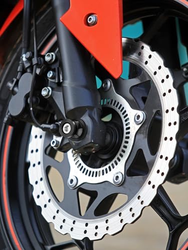 10MM M10x1.5 Motorcycle Swing Arm Spools CNC Swingarm Sliders Stand Fit for Ninja 400 500 NINJA650, Vulcan, Triumph Trident 660, BMW S1000rr, Honda CBR 600rr, Suzuki GSXS, Ducati, Black - size: 10MM swingarm spools