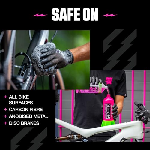 Muc-Off Bike Cleaner Concentrate | Powerful Nano Tech Bike Cleaner | Safe on Carbon Fibre, Biodegradable Formula for Bicycle and Motorcycle Cleaning - size: 33.8 Fl Oz (Pack of 1)