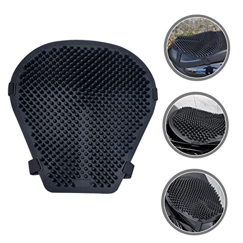 iplusmile Breathable Non Skid Silicone Motorcycle Seat Cushion Pad Comfortable Shock Absorbing Saddle Cover for Bikes and Touring Motorbikes
