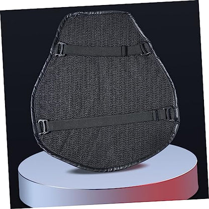 Breathable Mesh Motorcycle Seat Pad Half Cover Buckle Design for Motorbike