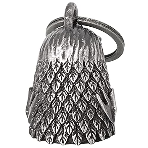 Dream Apparel Motorcycle Bell Guardian Angel Drive Away Gremlin, Biker Bell for Men Women Rider Riding, Good Luck Gift - color: Eagle and Live to Ride
