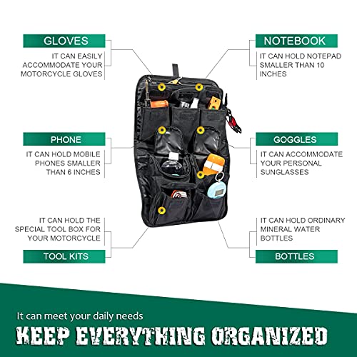Mofun Tour Pack Lid Organizer Saddlebags Tour Luggage Storage Bag Compatible with Harley Touring FLT FLH 1999-2013