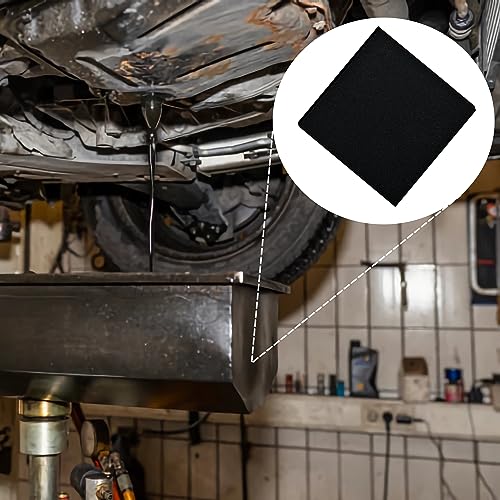5 Pcs Oil Drain Splash Pad, 22'' Square No Splatter Pad Oil Splash Pad Fits Most Oil Drains Anti Splash Oil Change Mat for Car Changing Oil Transmission Drain Pan - size: 5 PCS 22 IN