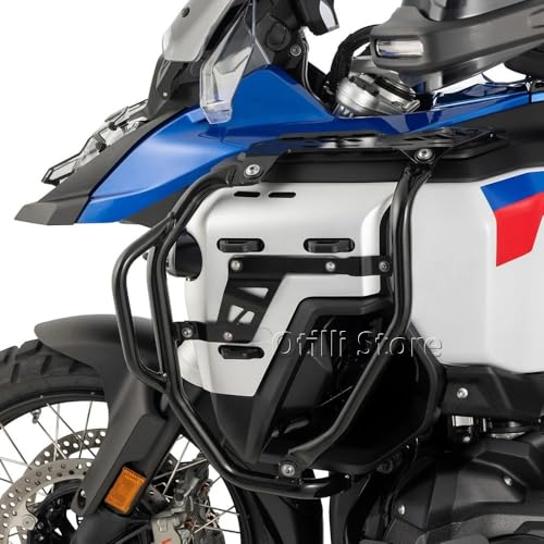 Motorcycle Tank Bar Guard Fit for BMW R1300GS ADV R 1300 GS Adventure Highway Crash Bar Fairing Frame Protection Bumper Engine Tank Guard Protector (Black) - color: Black