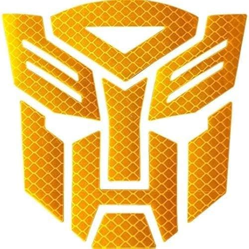 Reflective Light - Car, Motorcycle, Car Window, Truck, Notebook, Vinyl Decal Sticker, car Accessories, Vehicle Decorative Stickers (Yellow) - color: Yellow