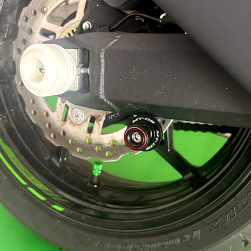 Fit For YAMAHA MT09 Tracer MT-09 SP FZ09 2014-2023 2024 MT09 2025 Motorcycle CNC 6MM Motorcycle Swingarm Spools Sliders Swing Arm Spools Screws (Red) - color: Red