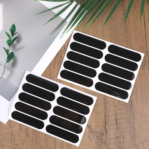 20pcs Motorcycle Helmet Reflective Stickers, High Visibility Black Safety Reflective Waterproof Decals Tapes Night Riding Safety Stickers Accessories for Motorcycle Bike Scooter Strollers Helmets