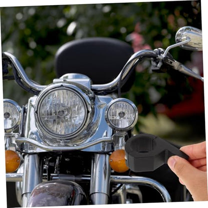Alipis 2pcs Car Light Clip Light Mounts Motorcycle Turn Signal Bracket Motorcycle Headlight Holder Roof Bracket Motorcycle Headlight Bracket Light Clamp Black High Strength Aluminum