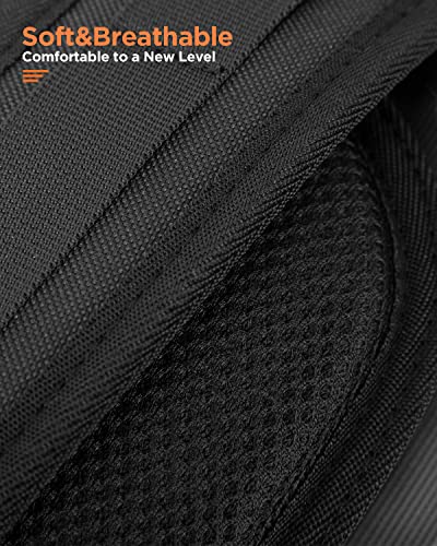 Grapelet Motorcycle Sissy Bar Bag Waterproof Motorcycle Backpack Tail Bag Travel Saddlebags 35L Duffle Bags PVC 500D Waterproof Dry Bags - Black