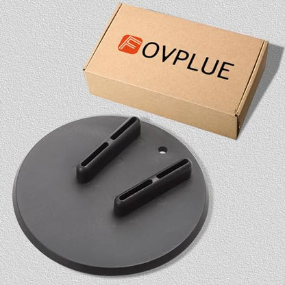 FOVPLUE Jiffy Stand Coaster, Kickstand Pad for Harley all motorcycles w/side stand,for Touring FL Sportster XL/XR FX/FXR/FXD/FLD/Dyna Softail FLST/FXST Pan America VRSC LiveWire,Black