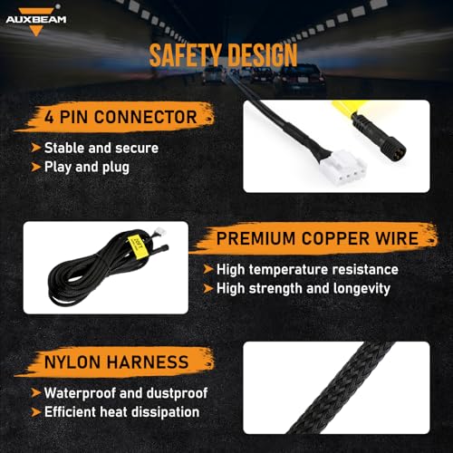 Auxbeam 20FT Switch Panel Extension Cable for Auxbeam Switch Panel BA80/GA80/RA60/RA80/RB80/RB120/RB80 XL/RA80XL/AC800/AC1200/AS-R40 R60 R80/AS-400 600 800/AR-800 600 820, NOT for BB80/GB80/BC60/GC60 - style: For 8 Gang Switch Panel (NOT for BB80, GB80, B