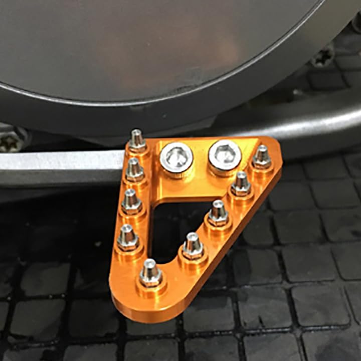 Rear Brake Pedal Step Tip Plate Compatible with SX SXF EXC EXCF XCW XCFW XC XCF Compatible with TC TE TX FE 125 150 250 350 450 2017-2022 (Red) - color: Red