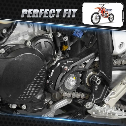 NICECNC Clutch Slave Cylinder Cover Protector Guard Dirt Bike Compatible with KTM 250 300 XC SX 2023-2024 250 300 EXC XCW 2024, Compatible with Husqvarna 300 TX 2023-2024 250 300 TE 2024, Black - color: black