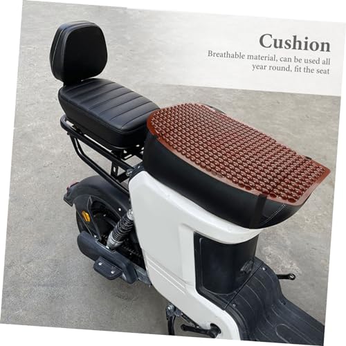 PartyKindom Motorcycle Seat Cushion Cover Breathable Pad for Use Sun Rain Comfortable Design for Electric Motorcycles Single