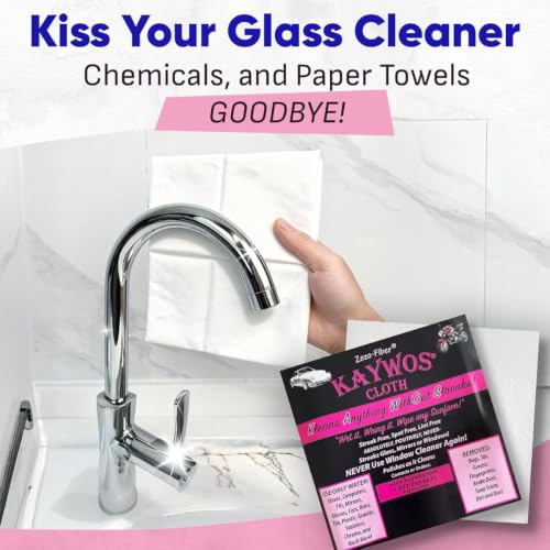 Cloth Premium Microfiber Cleaning Cloths (2-Pack) - Streak-Free Highly Absorbent Towels for Cars, Kitchen, Glass, and Automotive Surfaces Soft Lint-Free Reusable Multipurpose Cleaning Rags