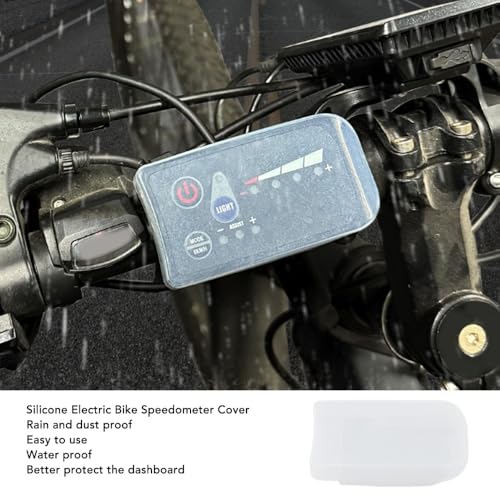 Cover - Universal Silicone Rainproof Protective Sleeve for 790/810/880 Speedometer Screens, Clear View &Protector (3.27 x 1.73 in, Transparent)‌