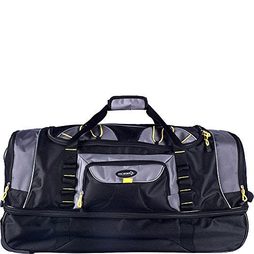 TPRC Sierra Madre Duffel Bag, Black, 30" Rolling - size: 30-Inch