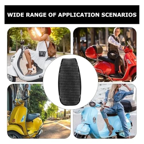 Upgraded Motorcycle Seat Cover - Thermal Insulation Pad + Quick-Detach Buckles for Hot Weather Seats Pad Parts
