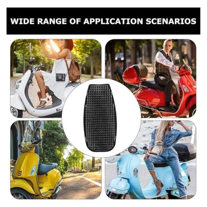 Upgraded Motorcycle Seat Cover - Thermal Insulation Pad + Quick-Detach Buckles for Hot Weather Seats Pad Parts