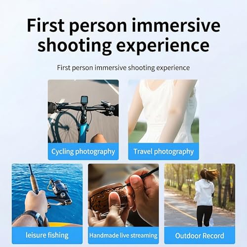 Neck Mount for Action Cameras, Quick Release POV Holder for GoPro Hero 13/12/11/10/9, DJI OSMO Action 5/4 Pro, Insta360, Hands-Free Stabilized Vlogging, Adjustable Angle Chest Mount for Filming - style: Neck Camera Holder