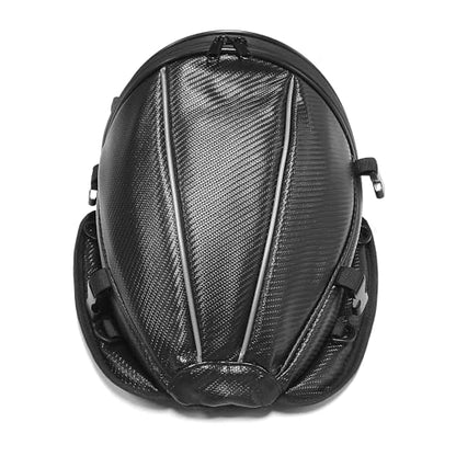 MZS Motorcycle Tail Bag, 10L Dual Use Motorbike Rear Seat Bag, Universal Waterproof Outdoor Sport Saddle Bag Storage Carry Tool Bag With Shoulder Strap - size: 10L