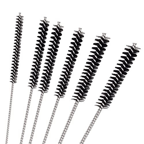Road Passion Set of 1 Carburetor Carbon Dirt Jet Remove Cleaner 9 Cleaning Needles + 6 Nylon Brushes Tool Kit +1 Throttle Wrench Kit for Motorcycle ATV Moped Welder Carb Chainsaw Spray Guns Torch Tips