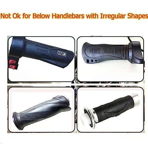 2 Pack Cruise Assist Throttle Control Lock Ergonomic Grip Universal Clamp Mounted Controller for Electric Scooter Booster e-Bike Motorcycle Dirt Bike ATV Standard 7/8" Handlebar Cruiser