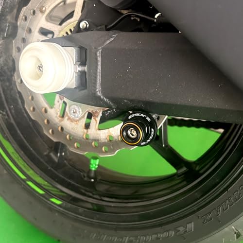Fit For Suzuki GSXR 600 2005 GSXR 750 2018 GSXR 1000 GSX1300R GSX-8R GSXR 125 GSX-R 150 CNC Motorcycle Swingarm Spools Sliders Swing arm Spools Stand Screws (Gold) - color: Gold