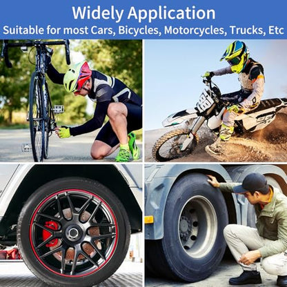 40 Pcs Tire Repair Rubber Nail,Tire Plug Kit, Spiral Rubber Nails,Self-Service Puncture Repair Tool with Screwdriver for Car Motorcycle Truck ATV(2 Sizes,20 Each)