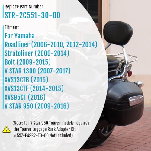 for Yamaha Rear Luggage Rack Roadliner Stratoliner V Star 1300 STR-2C551-30-00