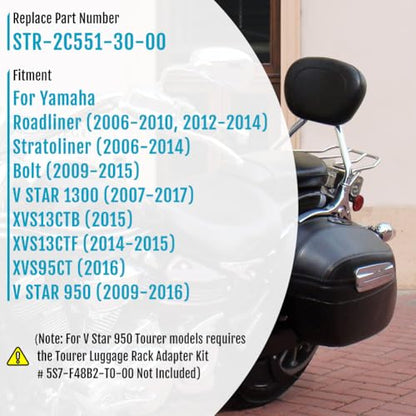 for Yamaha Rear Luggage Rack Roadliner Stratoliner V Star 1300 STR-2C551-30-00