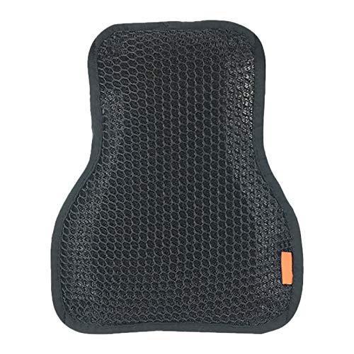SaferCCTV Motorcycle Seat Cushion Air Cooling 3D Mesh Motorcycle Seat Pad,Butt Protector Pads,Motorcycle Cool Seat Cover,Breathable Motorcycle Seat Cover,Size S - size: 37 x 28cm