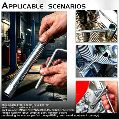 19576S Spark Plug Wrench 8-Inch Substitut For Bri-ggs & Stra-tton 19374S/19374/690966/19576