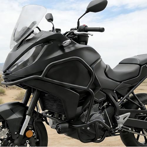 Highway Crash Bar Frame Falling Protector Bars Replacement for Honda NT1100 NT1100 DCT NT1100 ES 2025 2026 Motorcycle Steel Engine Guard Bumper (Upper and Lower)