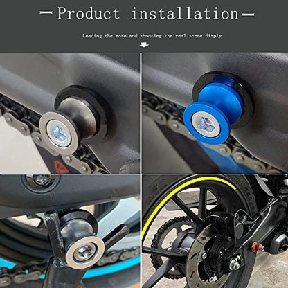 For GROM MSX125 2013 2014 2015 2016 2017 2018 2019 2020 Motorcycle Accessories 8MM Swingarm Spools Slider Stand Screws