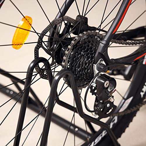 CyclingDeal Bicycle Floor Parking Rack Stand - for Mountain MTB Road Bike - Indoor Home Garage Storage - Classic 6 Bikes - size: 6 Bikes, style: Classic