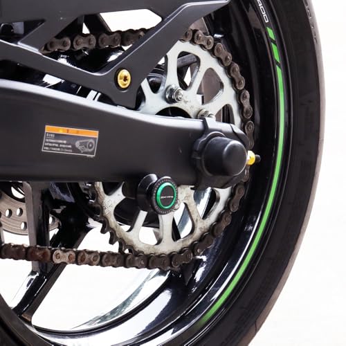 Motorcycle M8 Swingarm Spools Slider Compatible With K.awasaki ZX4RR 2023 2024 2025 2026 | Swing Arm Stand Screws Bobbins ZX-4RR ZX 4RR ZX400 Accessories (black-4) - color: black-4