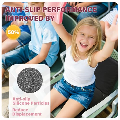 SPRING SEAON Large Gel Seat Cushion for Pressure Relief – Honeycomb Buffer Design with Extra Thick Filling, Anti-Slip Bottom, Perfect for Long Sitting, Travel, Airplane and Daily Comfort (Pink) - color: Pink